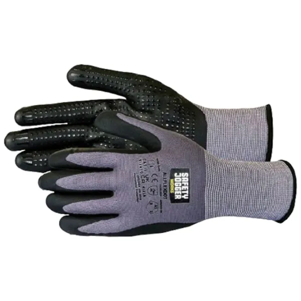Mănuși de protecție SAFETY JOGGER SJMALLFLEXDOT Poliester/ Grey photo 2