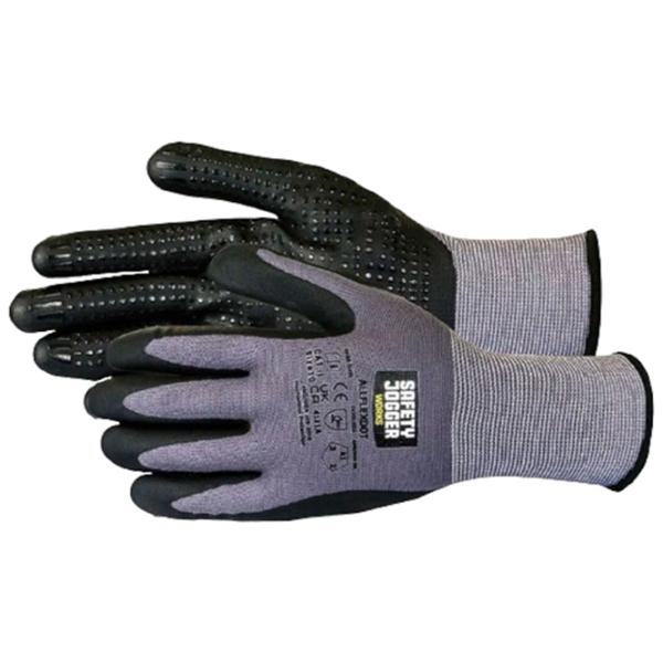 Mănuși de protecție SAFETY JOGGER SJMALLFLEXDOT Poliester/ Grey photo 2