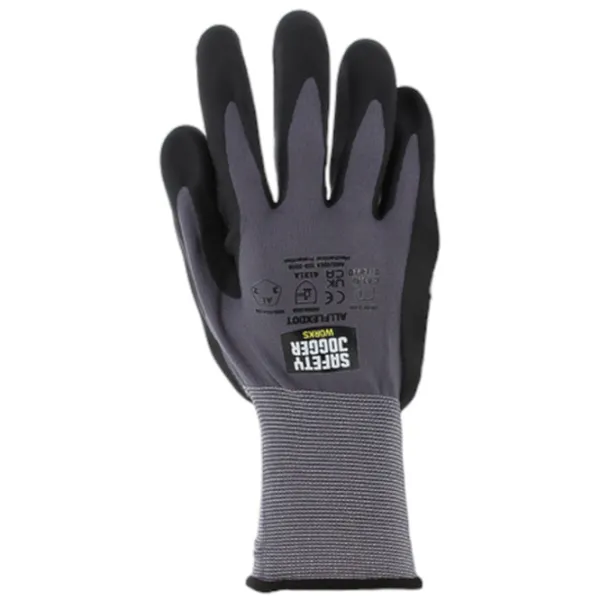 Mănuși de protecție SAFETY JOGGER SJMALLFLEXDOT Poliester/ Grey photo 3