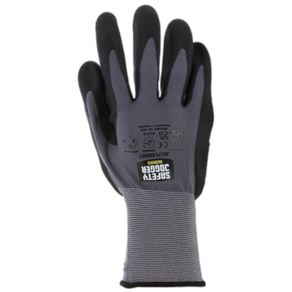 Mănuși de protecție SAFETY JOGGER SJMALLFLEXDOT Poliester/ Grey photo 2