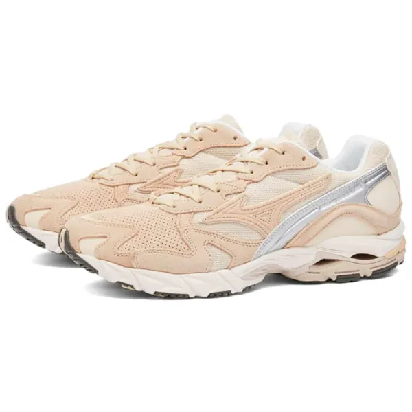 Adidași pentru bărbați Mizuno Wave Rider 10 Premium 42/ Beige photo 1