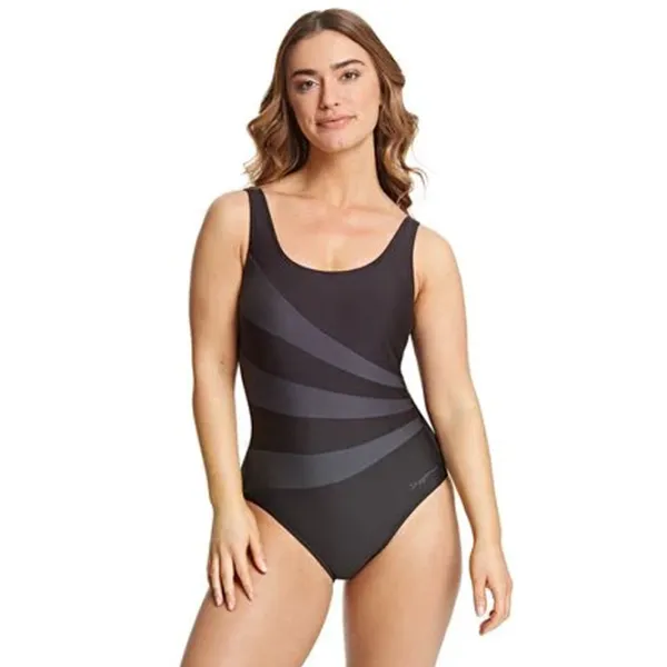 Costum de baie pentru femei Zoggs Sandon scoopback 38/ Black photo 4 Costum de baie pentru femei Zoggs Sandon scoopback 38/ Black photo 4