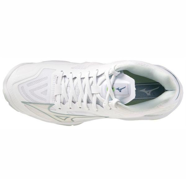 Adidași pentru femei Mizuno Wave Lightning Z7 Mid Primăvară/ White photo 2