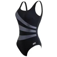 Costum de baie pentru femei Zoggs Sandon scoopback 32/ Black