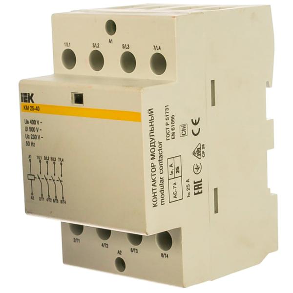 Contactor IEK MKK20-25-40 25 A/ 230 V photo 1
