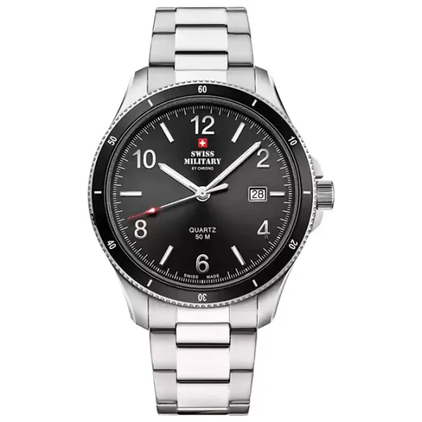 Ceas de mână pentru bărbați Swiss Military SM34096.01 Cuarț/ 42 mm photo 1 Ceas de mână pentru bărbați Swiss Military SM34096.01 Cuarț/ 42 mm photo 1