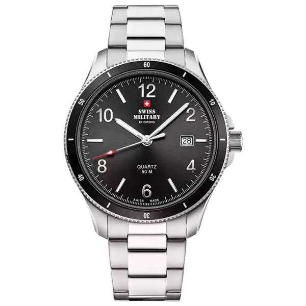 Ceas de mână pentru bărbați Swiss Military SM34096.01 Cuarț/ 42 mm photo 1 Ceas de mână pentru bărbați Swiss Military SM34096.01 Cuarț/ 42 mm photo 1