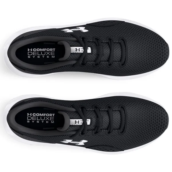 Adidași pentru bărbați Under Armour Charged Surge 4 43/ Black White photo 4 Adidași pentru bărbați Under Armour Charged Surge 4 43/ Black White photo 4