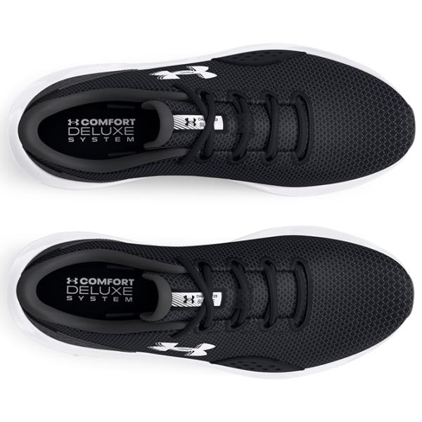 Adidași pentru bărbați Under Armour Charged Surge 4 43/ Black White photo 4 Adidași pentru bărbați Under Armour Charged Surge 4 43/ Black White photo 4