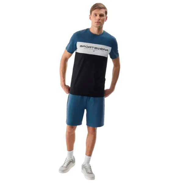 Pantaloni scurți pentru bărbați 4F 4FWSS24TSHOM344 S/ Blue photo 4 Pantaloni scurți pentru bărbați 4F 4FWSS24TSHOM344 S/ Blue photo 4