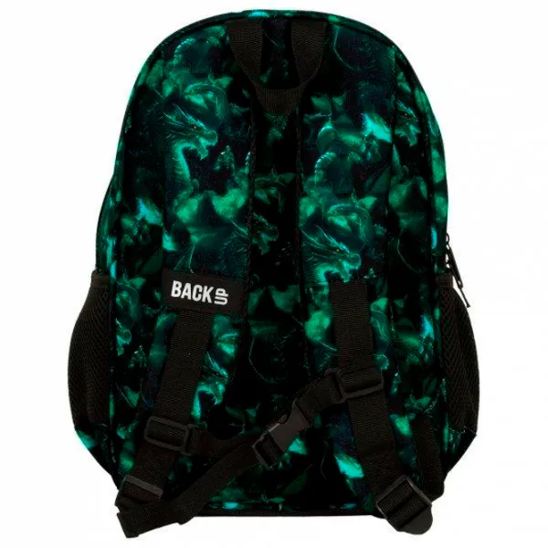 Рюкзак для детей BackUP Dragon Зеленый  / Черный Зеленый / 18л photo 2 Рюкзак для детей BackUP Dragon Зеленый  / Черный Зеленый / 18л photo 2