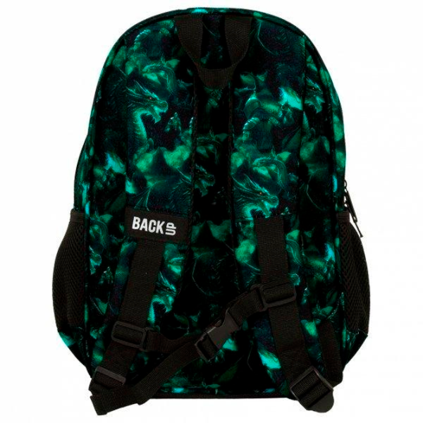 Рюкзак для детей BackUP Dragon Зеленый  / Черный Зеленый / 18л photo 2 Рюкзак для детей BackUP Dragon Зеленый  / Черный Зеленый / 18л photo 2