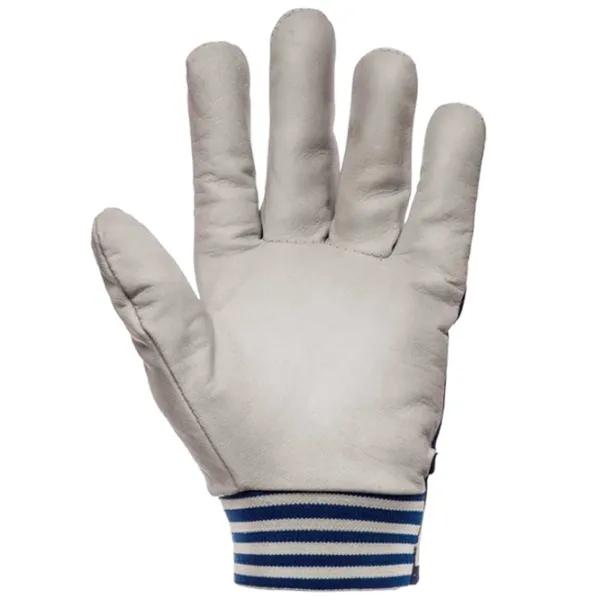 Mănuși de protecție Cabra 3492 Piele/ Blue photo 2