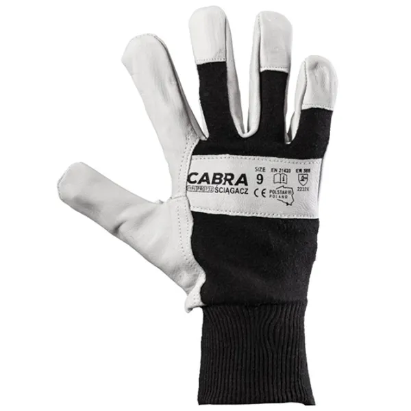 Mănuși de protecție Cabra SCIAGACZ Piele/ Black photo 1