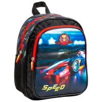 Ghiozdan pentru copii Derform Race Team Black Red Black