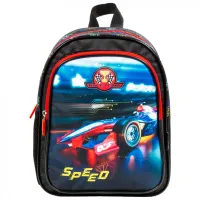 Ghiozdan pentru copii Derform Race Team Black Red Black photo 3