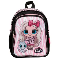 Ghiozdan pentru copii Derform Best Friends Cute Pink Black Pink photo 2