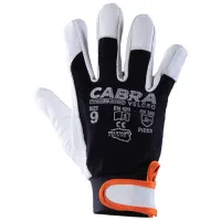 Защитные перчатки Cabra VELCRO Кожа/ Black