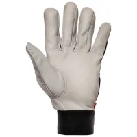Защитные перчатки Cabra VELCRO Кожа/ Black photo 2