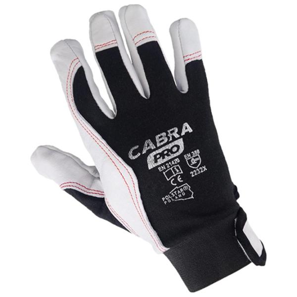 Защитные перчатки Cabra Pro Кожа/ Black photo 2