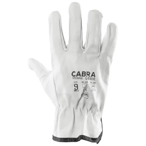 Mănuși de protecție Cabra G-DRIVE Piele/ White photo 1