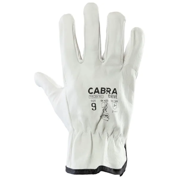 Защитные перчатки Cabra Drive Кожа/ White photo 1