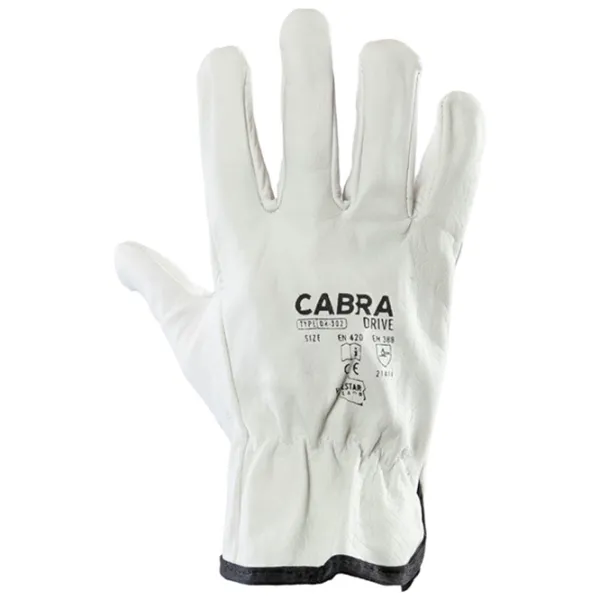 Защитные перчатки Cabra Drive Кожа/ White photo 1