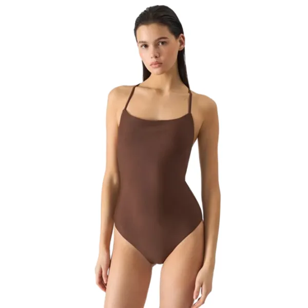 Costum de baie pentru femei 4F 4FWSS24USWSF053 M/ Brown photo 2