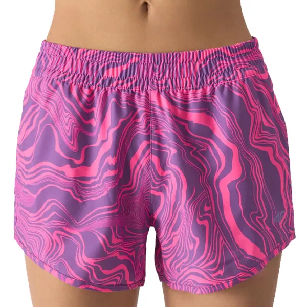 Pantaloni scurti de plajă pentru femei 4F 4FWSS24UBDSF093 S/ Pink photo 1 Pantaloni scurti de plajă pentru femei 4F 4FWSS24UBDSF093 S/ Pink photo 1