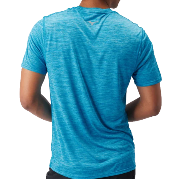 Maiou pentru bărbați Mizuno Impulse Core Tee M/ Blue photo 5 Maiou pentru bărbați Mizuno Impulse Core Tee M/ Blue photo 5