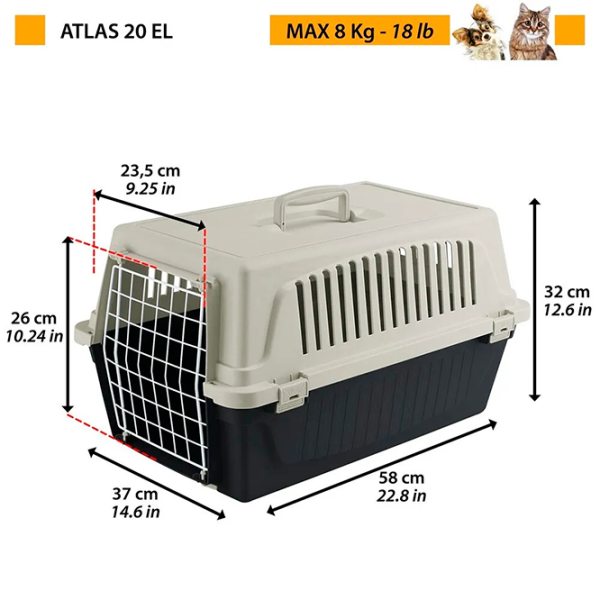 Контейнер для кошек Ferplast ATLAS 20 EL Пластик photo 3