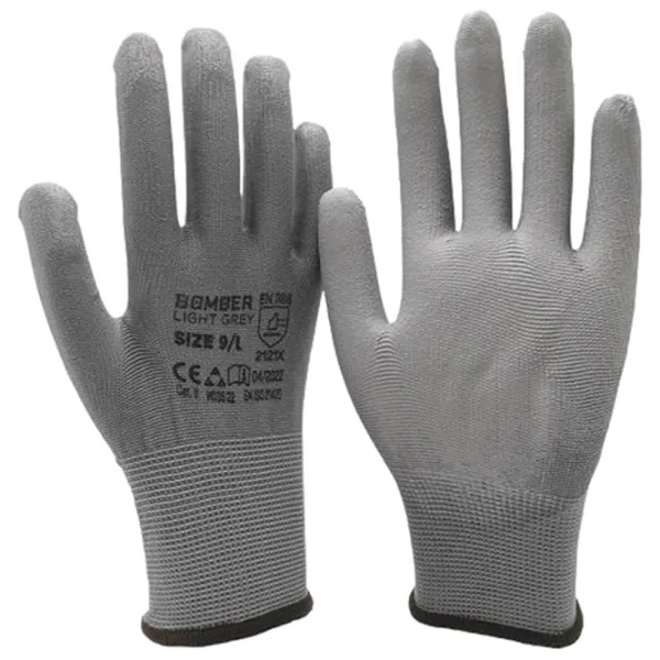 Mănuși de protecție Villager Work gloves Grey photo 1