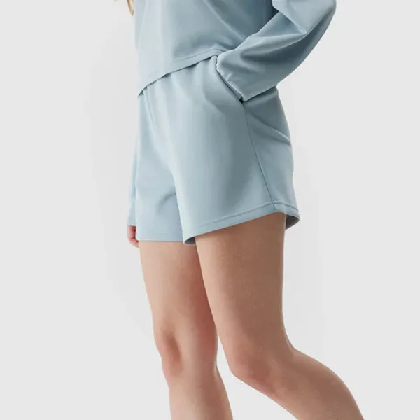 Pantaloni scurți pentru femei 4F 4FWSS24TSHOF324 S/ Light Blue photo 3 Pantaloni scurți pentru femei 4F 4FWSS24TSHOF324 S/ Light Blue photo 3