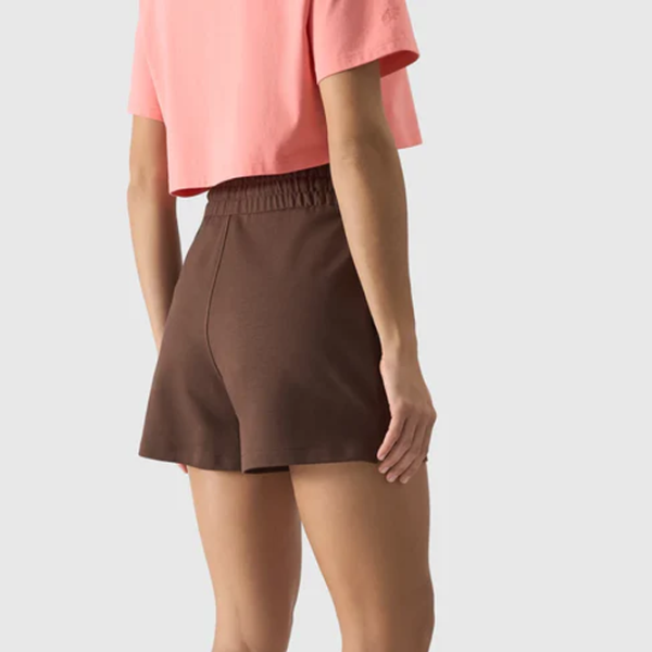 Pantaloni scurți pentru femei 4F 4FWSS24TSHOF411 L/ Brown photo 4