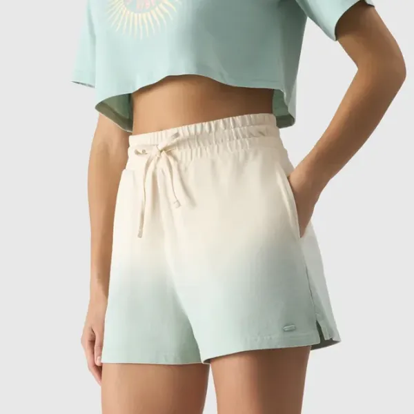 Pantaloni scurți pentru femei 4F 4FWSS24TSHOF356 S/ Mint photo 4
