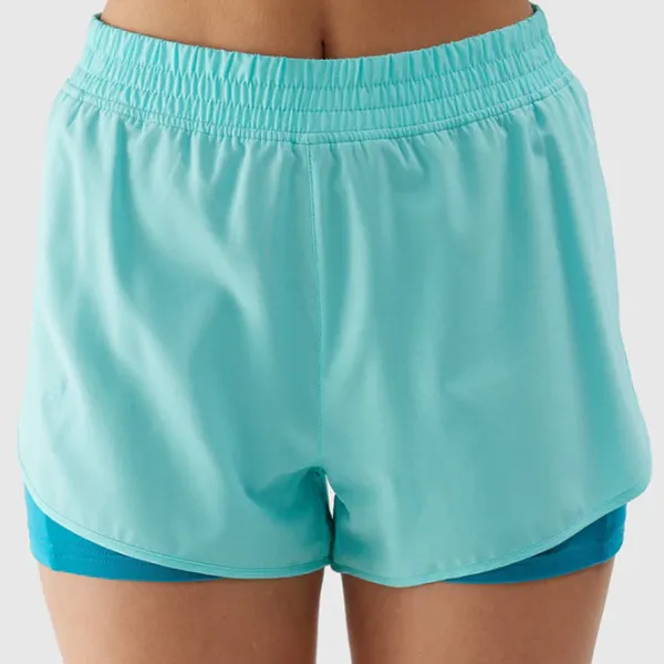 Pantaloni scurți pentru femei 4F 4FWSS24TFSHF497 S/ Light Blue photo 2 Pantaloni scurți pentru femei 4F 4FWSS24TFSHF497 S/ Light Blue photo 2