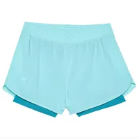 Pantaloni scurți pentru femei 4F 4FWSS24TFSHF497 M/ Light Blue
