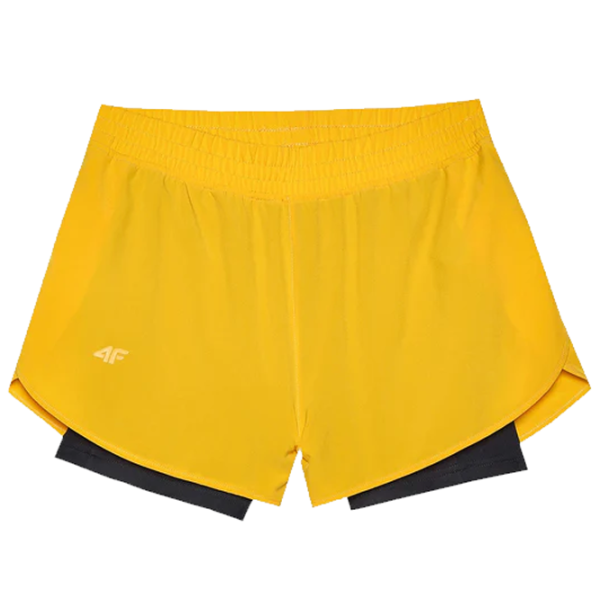 Шорты для женщин 4F 4FWSS24TFSHF497 XS/ Оранжевый photo 1 Шорты для женщин 4F 4FWSS24TFSHF497 XS/ Оранжевый photo 1