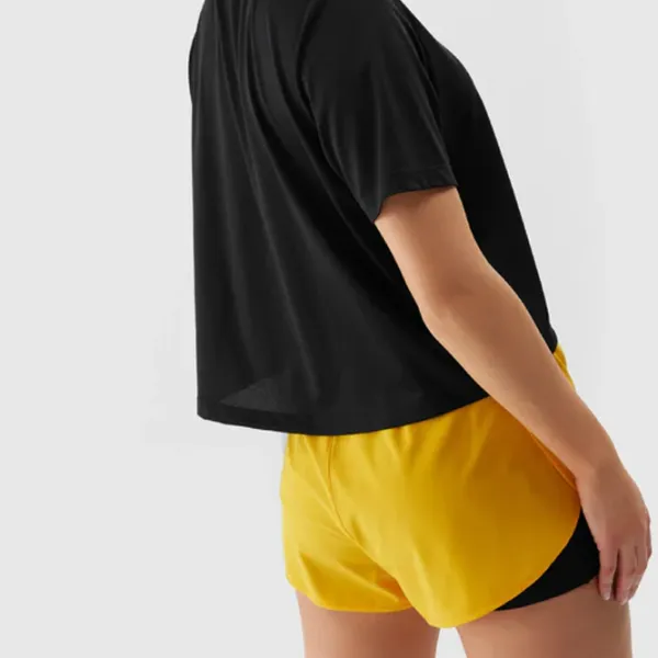 Шорты для женщин 4F 4FWSS24TFSHF497 XS/ Оранжевый photo 4 Шорты для женщин 4F 4FWSS24TFSHF497 XS/ Оранжевый photo 4