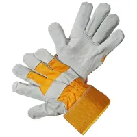 Защитные перчатки Alaska PLS-1 LUX/ Ż KAT. II Кожа/ Yelow