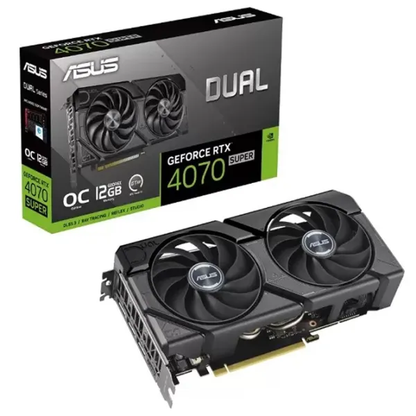 Placă video Asus GeForce RTX 4070 SUPER EVO OC Edition PCI Express x16 4.0 / 12 GB photo 5