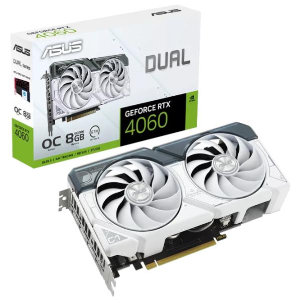 Placă video Asus GeForce RTX 4060 White OC Edition PCI Express x16 4.0 / 8 GB photo 7 Placă video Asus GeForce RTX 4060 White OC Edition PCI Express x16 4.0 / 8 GB photo 7