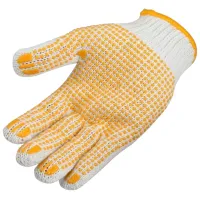 Mănuși de protecție Tolsen PVC dot Bumbac/ White photo 3