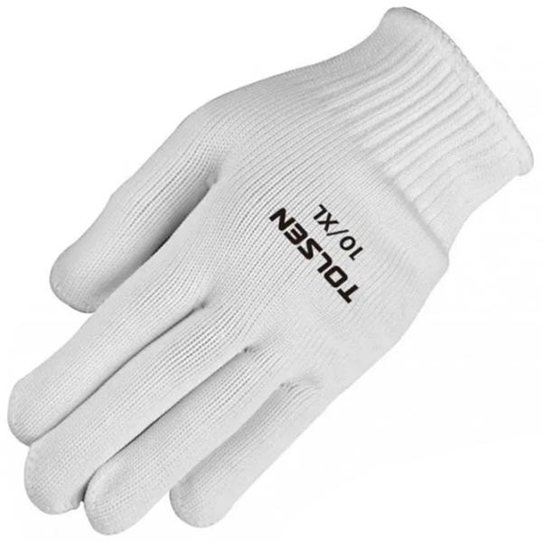Mănuși de protecție Tolsen Work gloves Bumbac/ White photo 2 Mănuși de protecție Tolsen Work gloves Bumbac/ White photo 2