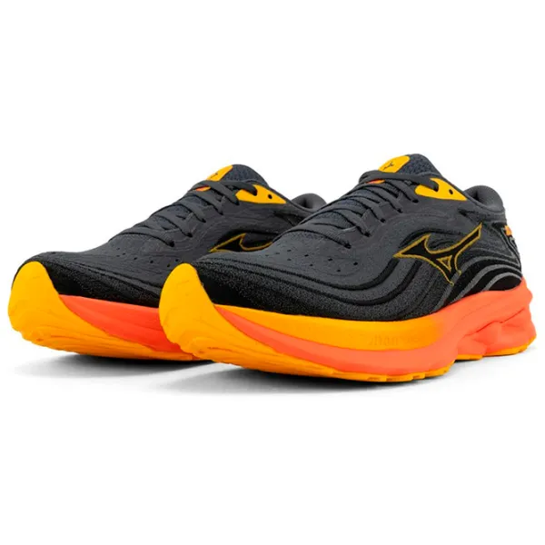 Кроссовки для мужчин Mizuno Wave Skyrise 5 42/ Black Orange photo 1