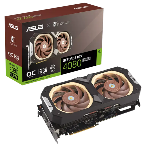Placă video Asus GeForce RTX 4080 SUPER Noctua OC Edition PCI Express x16 4.0 / 16 GB photo 6 Placă video Asus GeForce RTX 4080 SUPER Noctua OC Edition PCI Express x16 4.0 / 16 GB photo 6