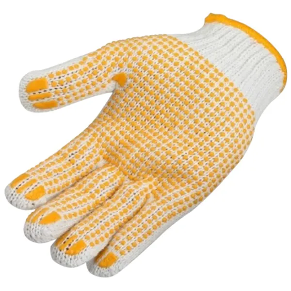 Mănuși de protecție Tolsen PVC dot Bumbac/ White photo 3 Mănuși de protecție Tolsen PVC dot Bumbac/ White photo 3