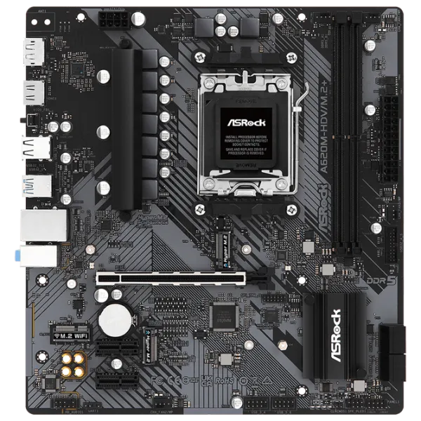 Материнская плата ASRock A620M-HDV/ M.2+ mATX/ AMD A620M photo 1