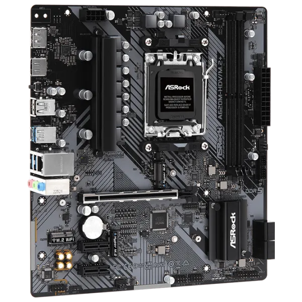 Материнская плата ASRock A620M-HDV/ M.2+ mATX/ AMD A620M photo 2