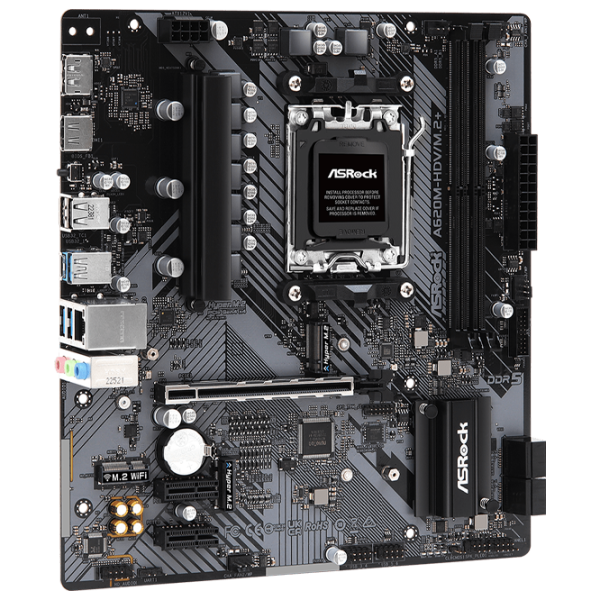 Материнская плата ASRock A620M-HDV/ M.2+ mATX/ AMD A620M photo 2